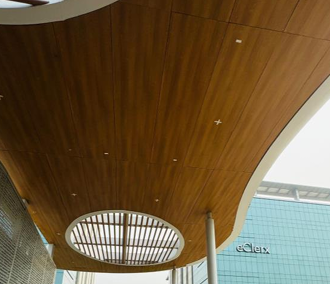 Godrej Properties, Godrej Trees.  Shop Fronts & Penthouse Fin Cladding